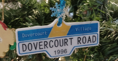 Dovercourt Street Sign Ornament