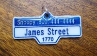Street Sign Pet ID Tags