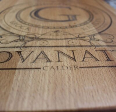 Cutting board closeup